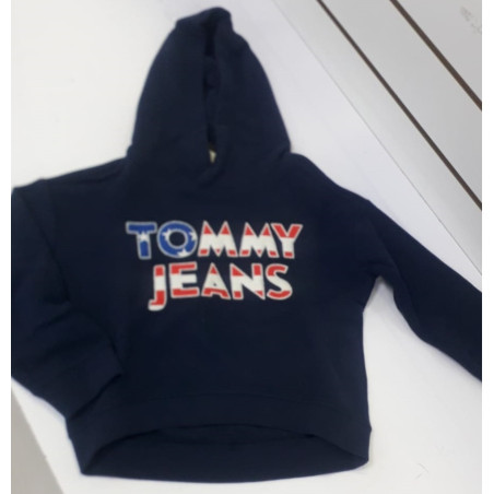 Moletom Tommy Hilfiger Infantil Feminina KG0KG03520-002 06 Azul