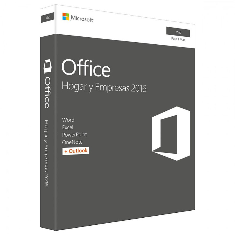 Software Microsoft Office 2016 Casa E Empresas Para MAC - W6F-00937