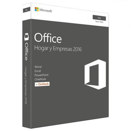 Software Microsoft Office 2016 Casa E Empresas Para MAC - W6F-00937