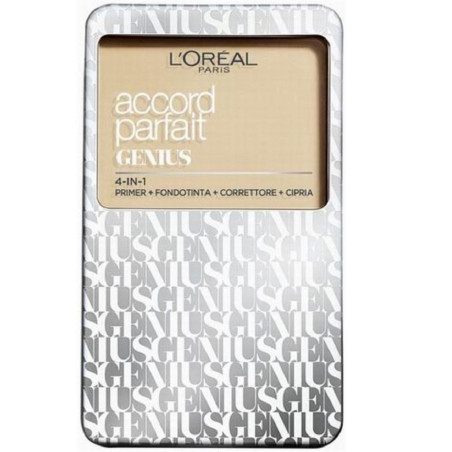 COSMETICO LOREAL PREBASE+BASE+CORRECTOR+POLVO DORE - 3600522763956