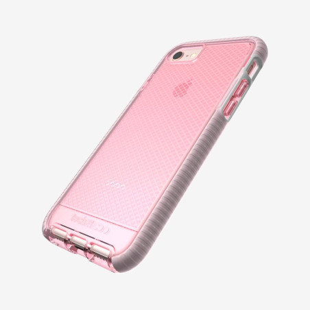 Case Tech21 Evo Check para iPhone 7 Light Rose/White