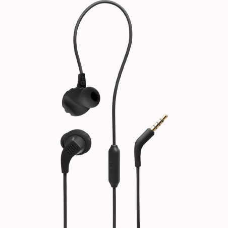 Fone de Ouvido JBL Endurance Run 2 Wired Mini Jack 3.5 mm - Preto JBLENDURRUN2BLKAM