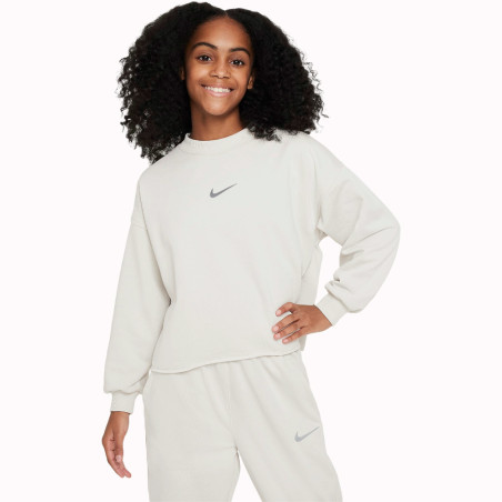 Moletom Nike Feminino Crew-Neck Sweatshirt M - Light Bone FN8652-072