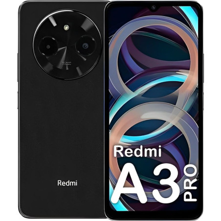 Smartphone Xiaomi Redmi A3 Pro Dual SIM 4GB+128GB 6.88″ - Preto