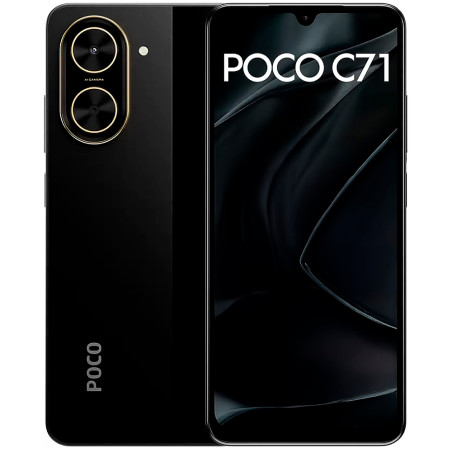 Smartphone Xiaomi POCO C71 Dual SIM 4GB+128GB 6.88″ - Preto