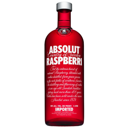 Vodka Absolut Raspberry 1 L - 7312040040100