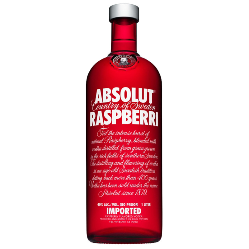 Vodka Absolut Raspberry 1 L - 7312040040100